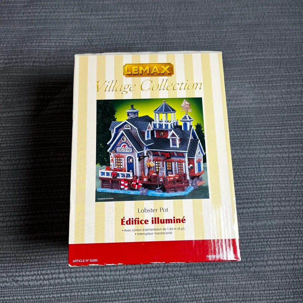Lemax Plymouth Corners Lobster Pot Lighted Building 2005 Village 55265 Michaels